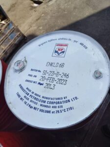 hp lubricating oil enklo 68