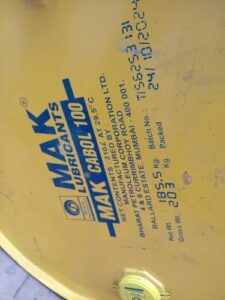Mak Lubricants Cabol 100 1 mak lubricants cabol 100