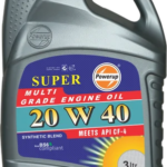 powerup super 20w 40 cf 4 synthetic bland multi grade cars engine oil 3l