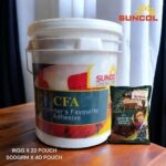 suncol cfa adhesive 1kg pouch bucket
