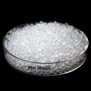 white silica gel beads