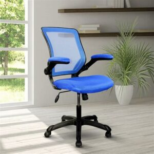 blue office chair