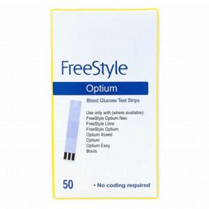 freestyle optium blood glucose test strips