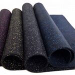 gym rubber roll mat