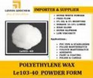 high performance polyethylene wax le103 40 pe wax 2 1