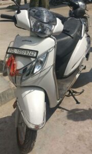 Honda Activa 125 Stainless Steel Bumper Guard 1 honda activa 125 stainless steel bumper guard