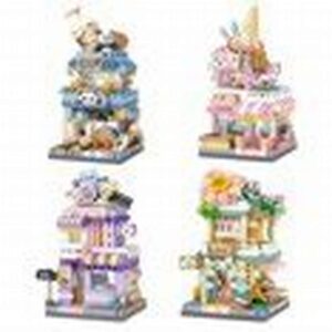 Kids Building Blocks Street Coffee Toy 1 kids building blocks street coffee toy