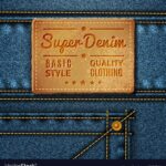 leather jeans tag