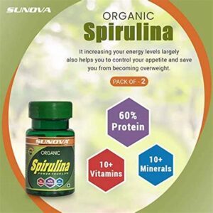 Organic Spirulina Capsule 1 organic spirulina capsule