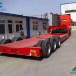 semi low bed trailer