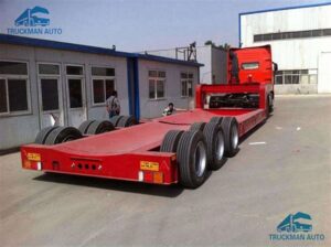 semi low bed trailer