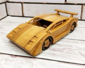 sports car wooden toys
