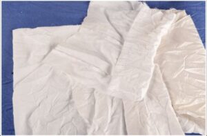 white waste mix cotton rags