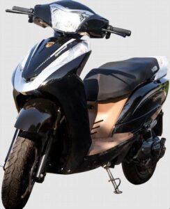 yakuza cherry black electric scooty
