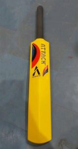Yellow Pvc Plastic Cricket Bat 1 yellow pvc plastic cricket bat