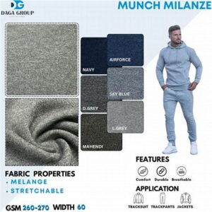 explore superior sportswear fabrics here as munch milanze with soft feel
