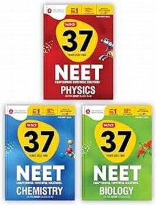 mtg 37years neet previous year solved question papers physics chemistry biology for neet 2025 exam