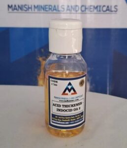 acid thickener for toilet cleaner