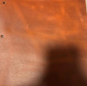 oil pull up leather for diary cover