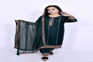 mushkan fashion dupatta set